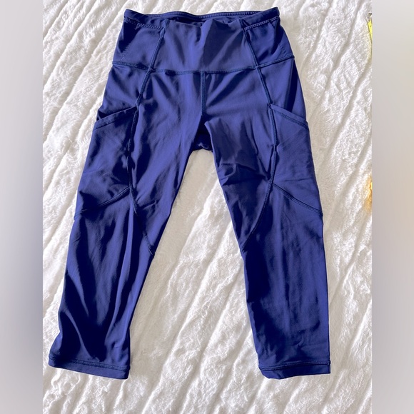 Lululemon Pace Rival Crop Leggings, Size 4 - Picture 1 of 7